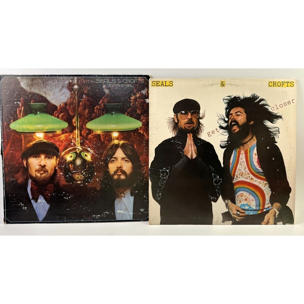 Seals And Crofts - Get Closer & Diamond Girl Folk Rock Vintage Vinyl LP Record